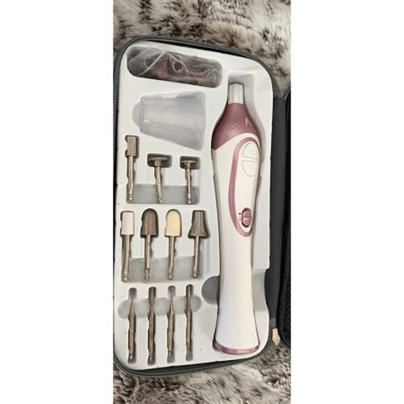 New 36-Piece Professional Manicure & Pedicure Kit, Cordless Nail Drill Machine - Picture 2 of 2